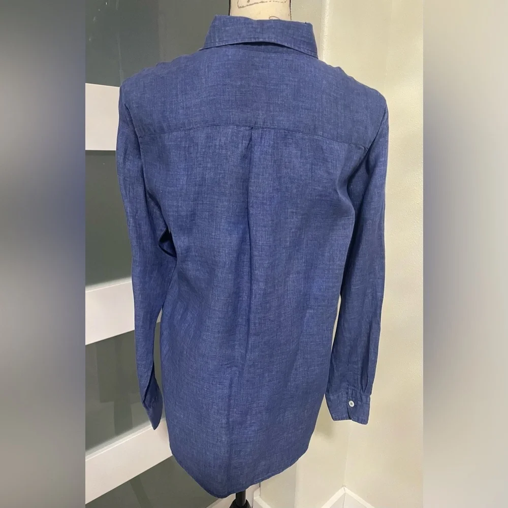 ❤️ Blue Button-Down Shirt - Picture 3 of 5